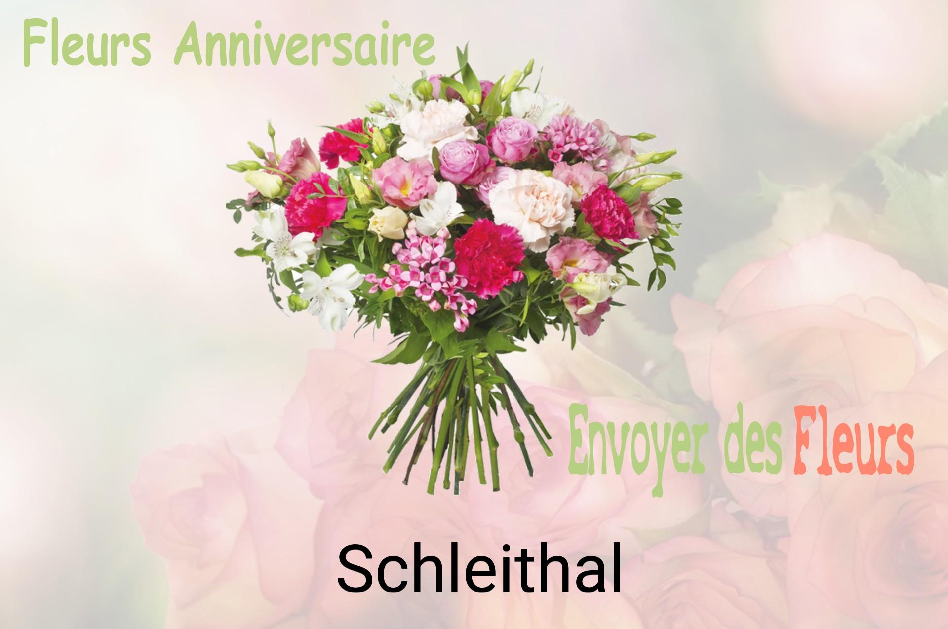 Bouquet de fleurs d’anniversaire livré à Schleithal